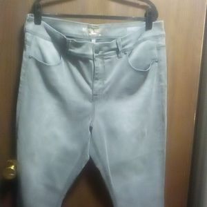 Melissa McCarthy Seven7 Crop Button Jeans